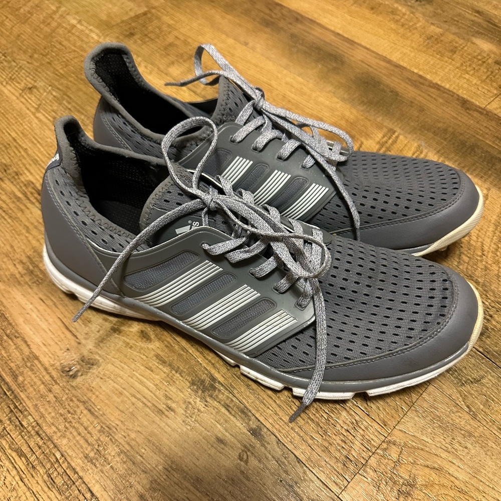 Men’s Adidas Climacool Golf shoes- gray and white, size 11.5
